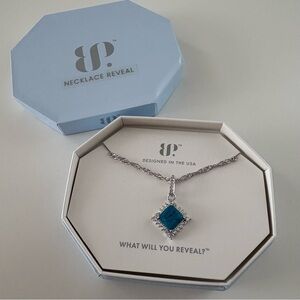 Bomb Party Once Worn by Fire Necklace NK88377 Turquoise Magnesite RhodiumPlating